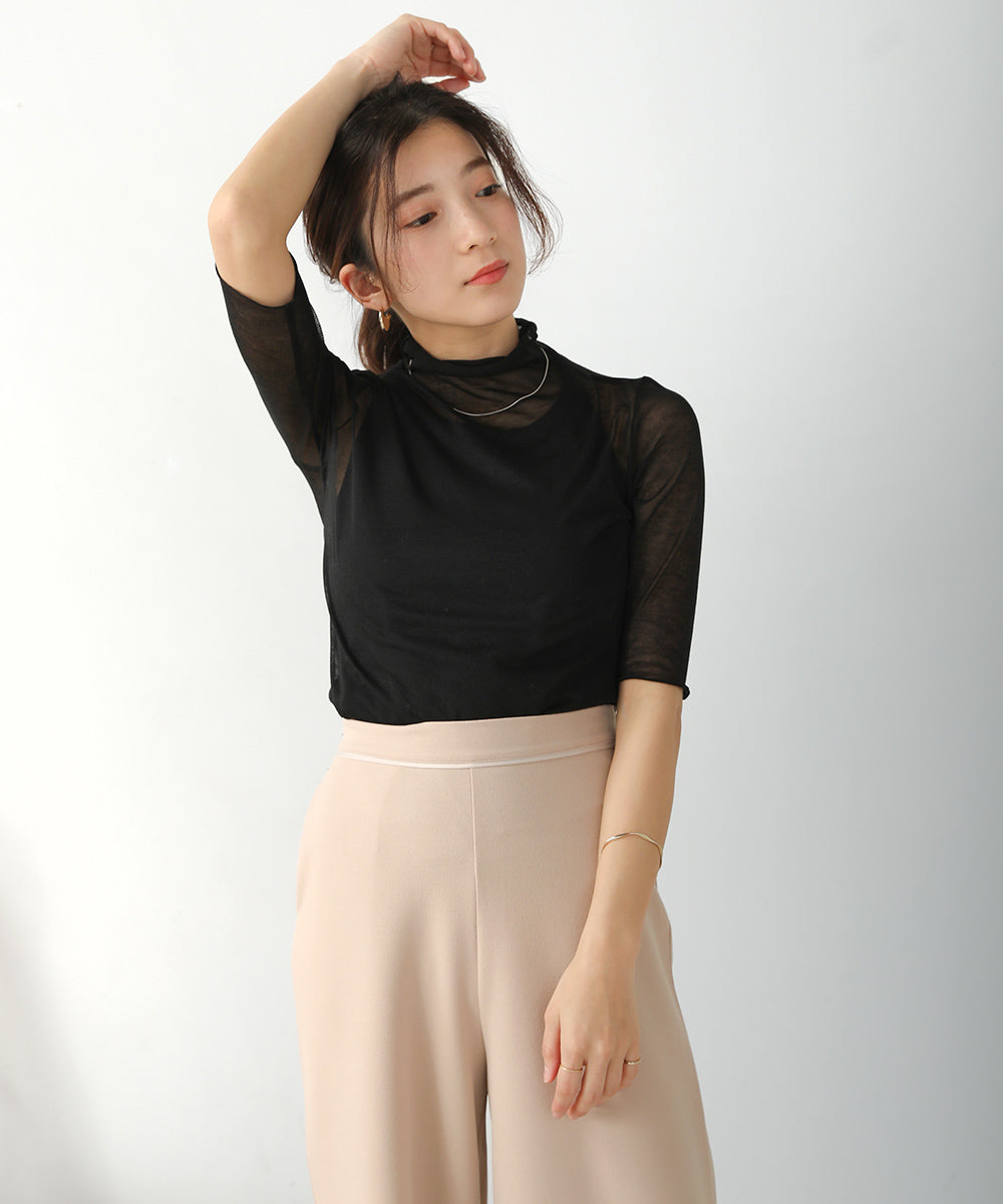BouJeloud メローシアーカットトップス