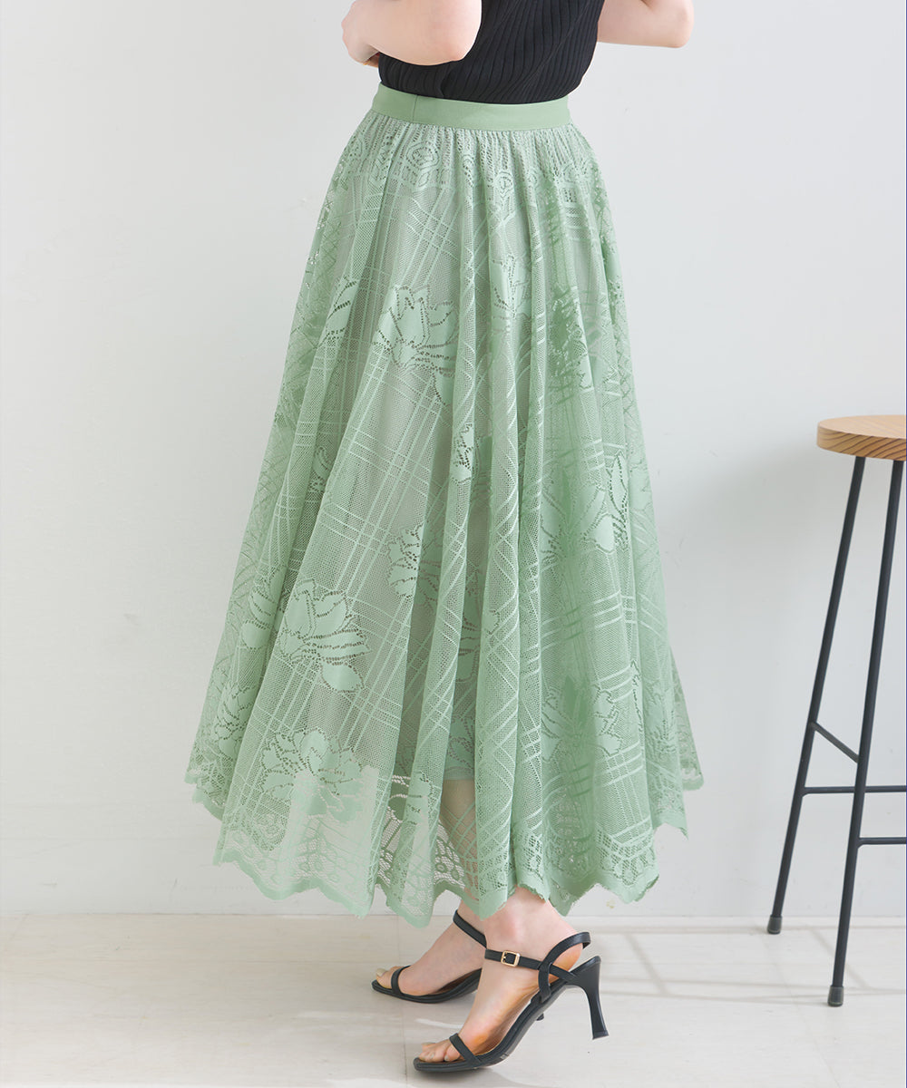 レーススカート