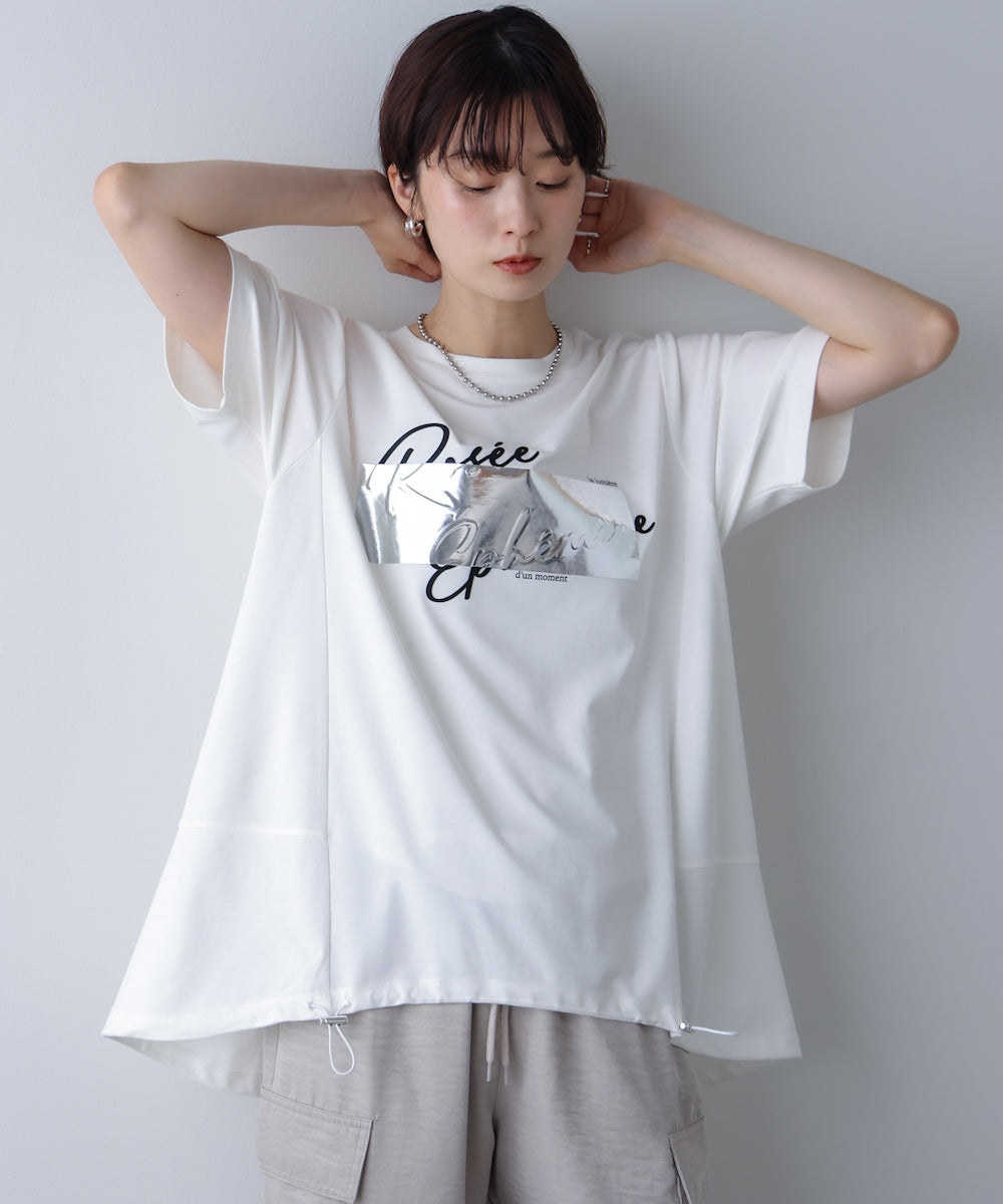 箔エンボスロゴチュニック