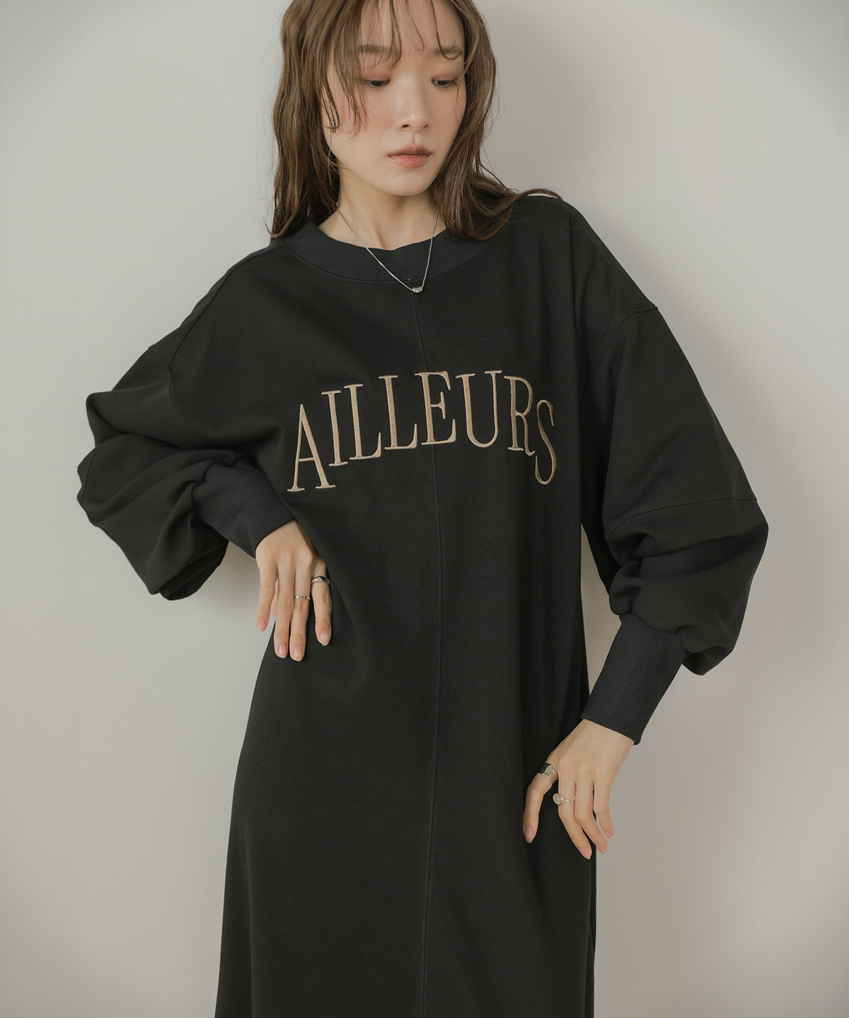 上品見え美シルエットマーメイドカットワンピース