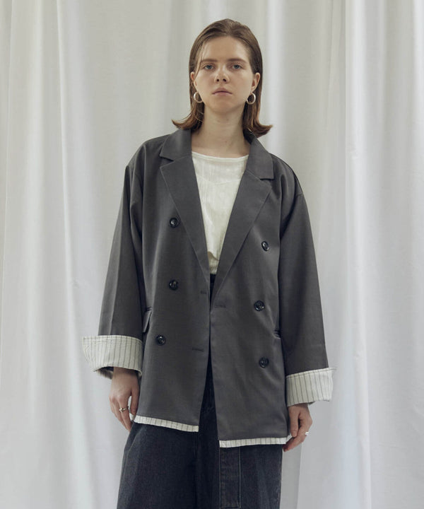 LAYERED DOUBLE TAILORED JACKET