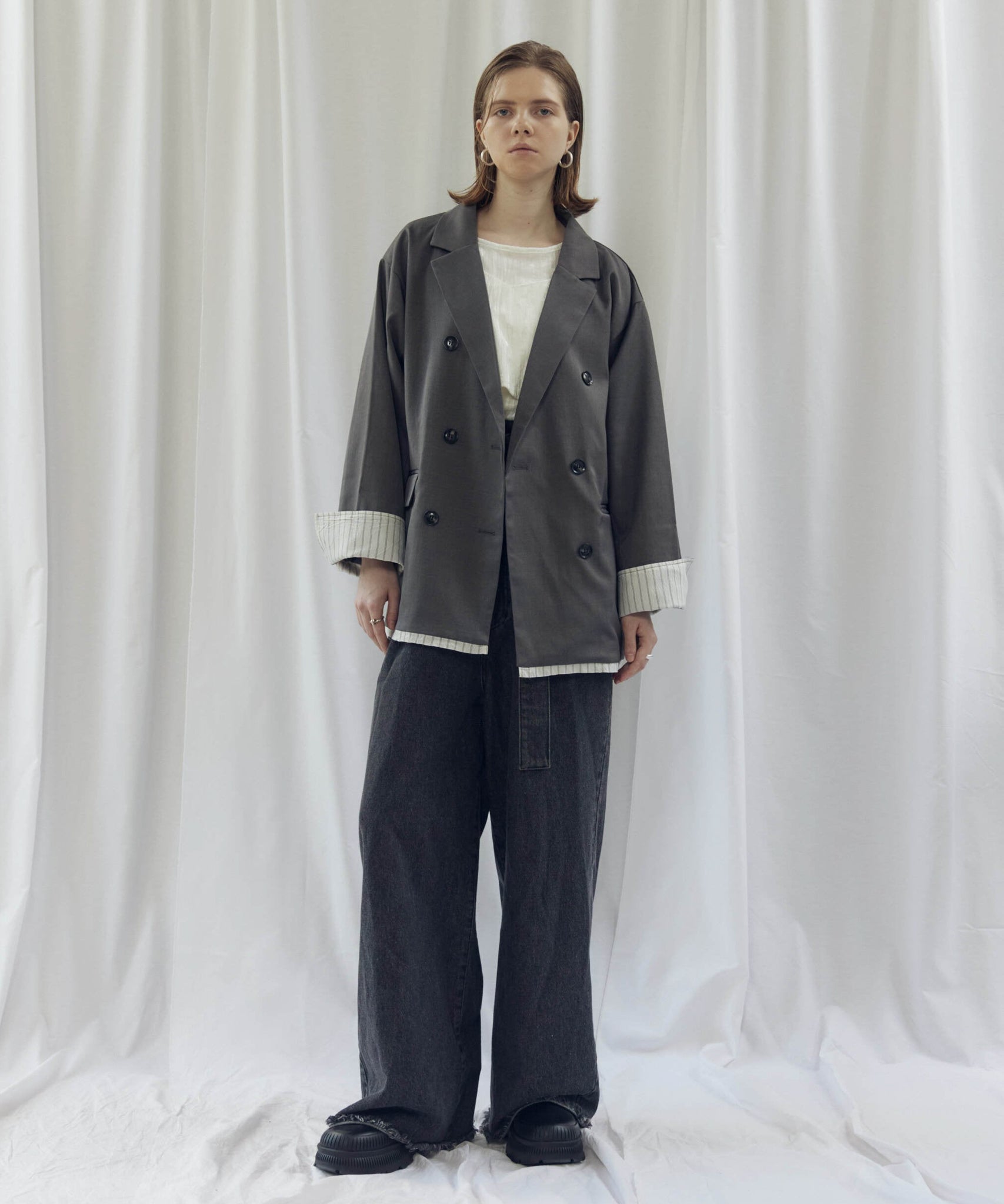 LAYERED DOUBLE TAILORED JACKET