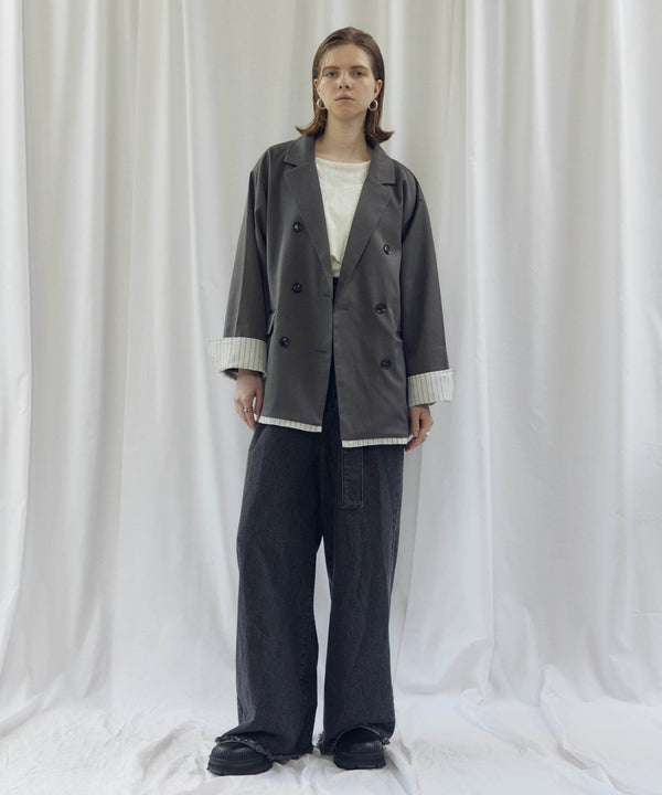 LAYERED DOUBLE TAILORED JACKET