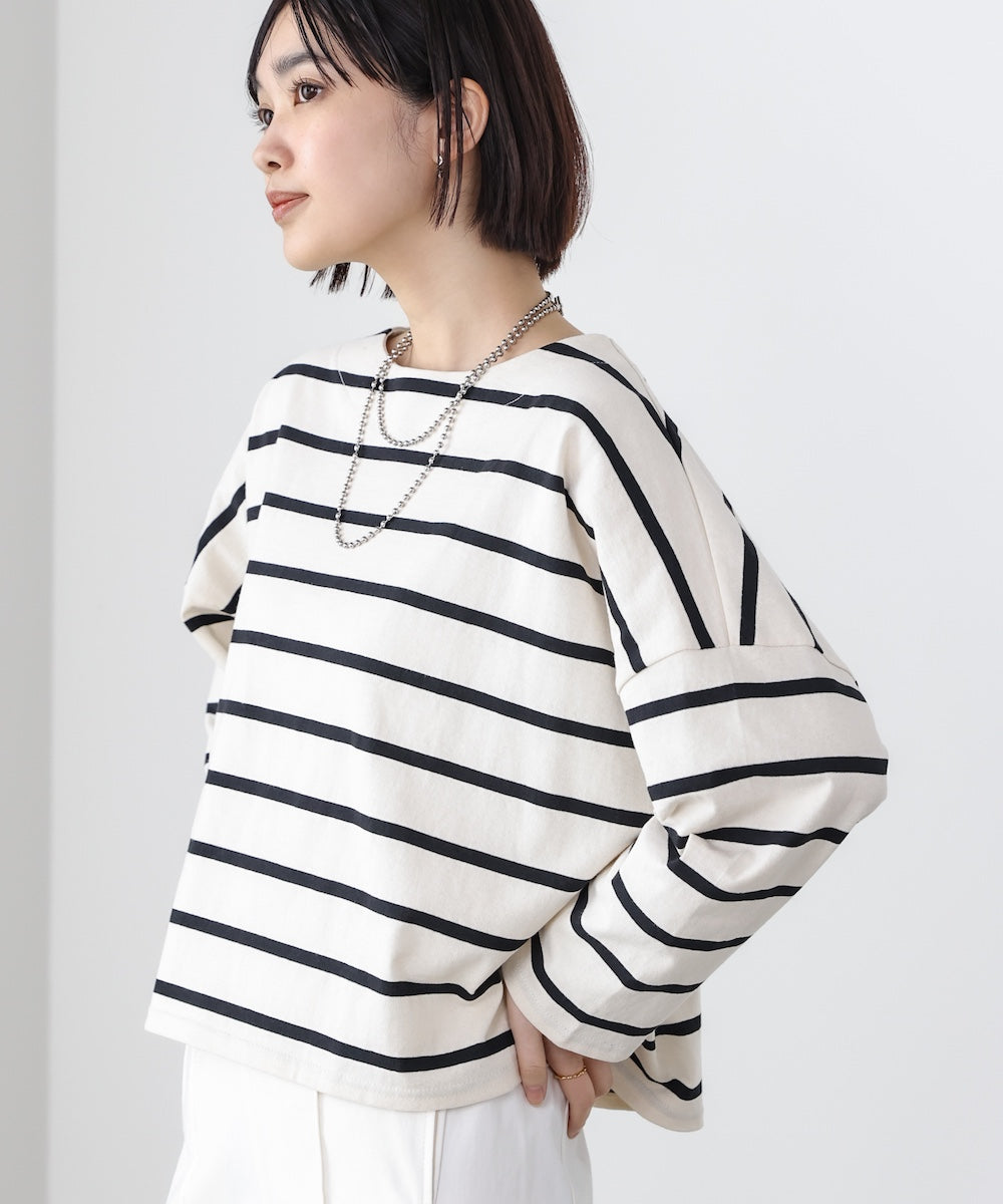 ワイドボーダープルオーバー