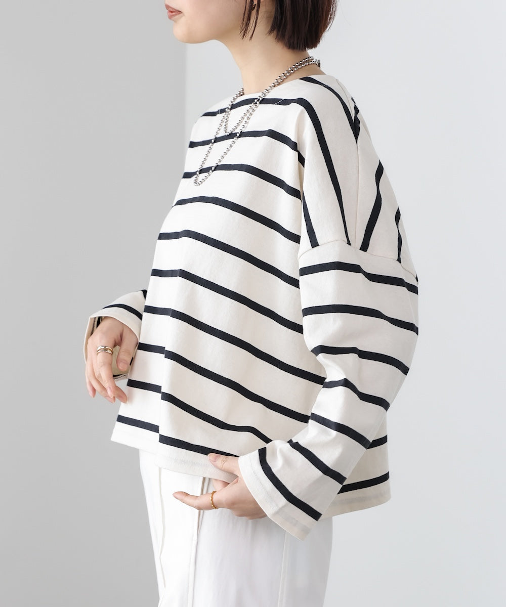 ワイドボーダープルオーバー