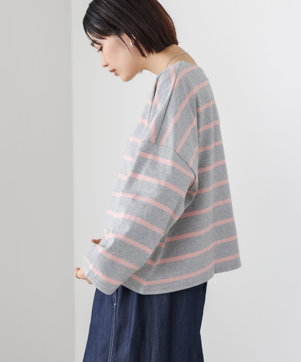 ワイドボーダープルオーバー