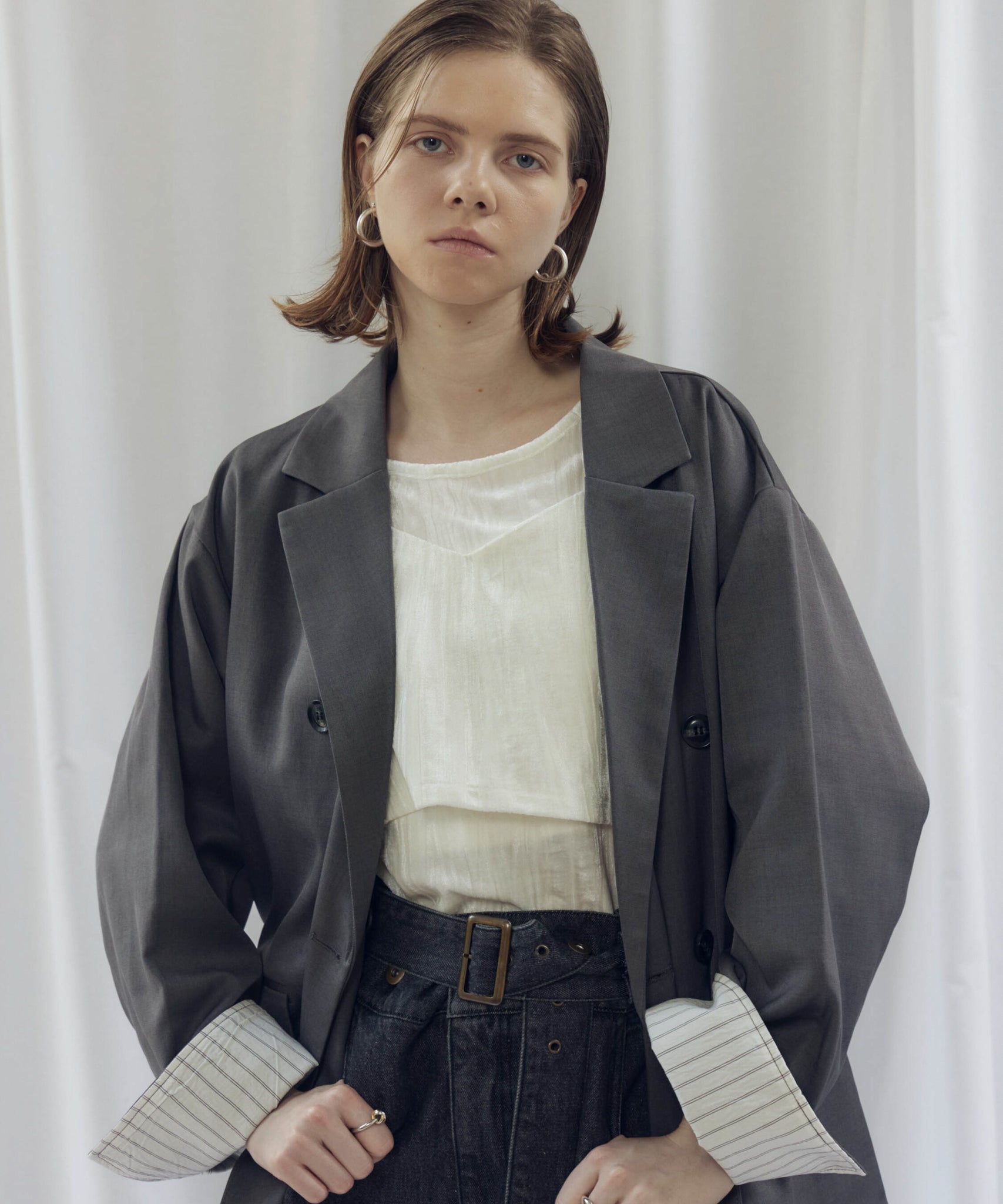 LAYERED DOUBLE TAILORED JACKET