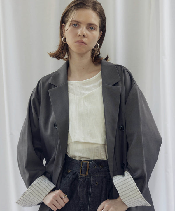 LAYERED DOUBLE TAILORED JACKET