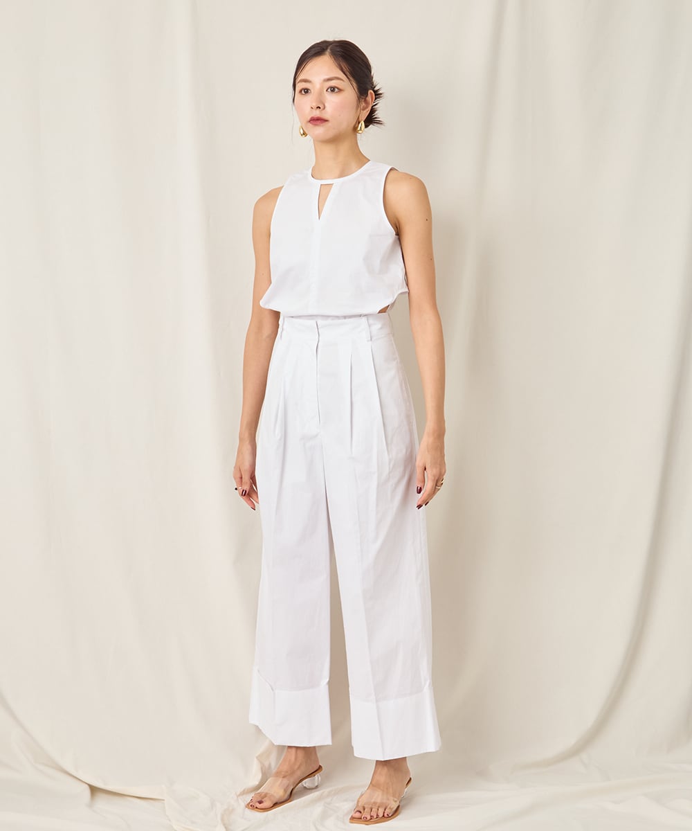 HIGH WAIST WIDE PANTS