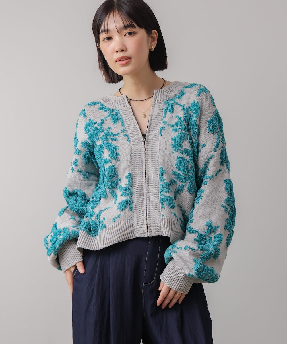 フラワーモールカーデ