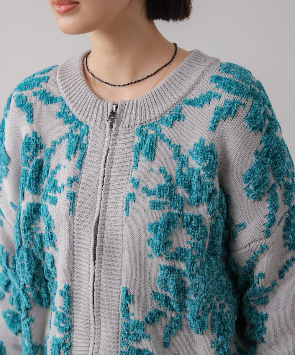 フラワーモールカーデ