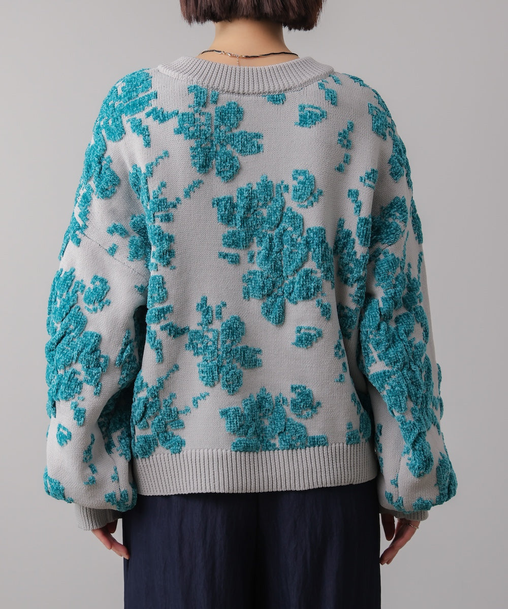 フラワーモールカーデ