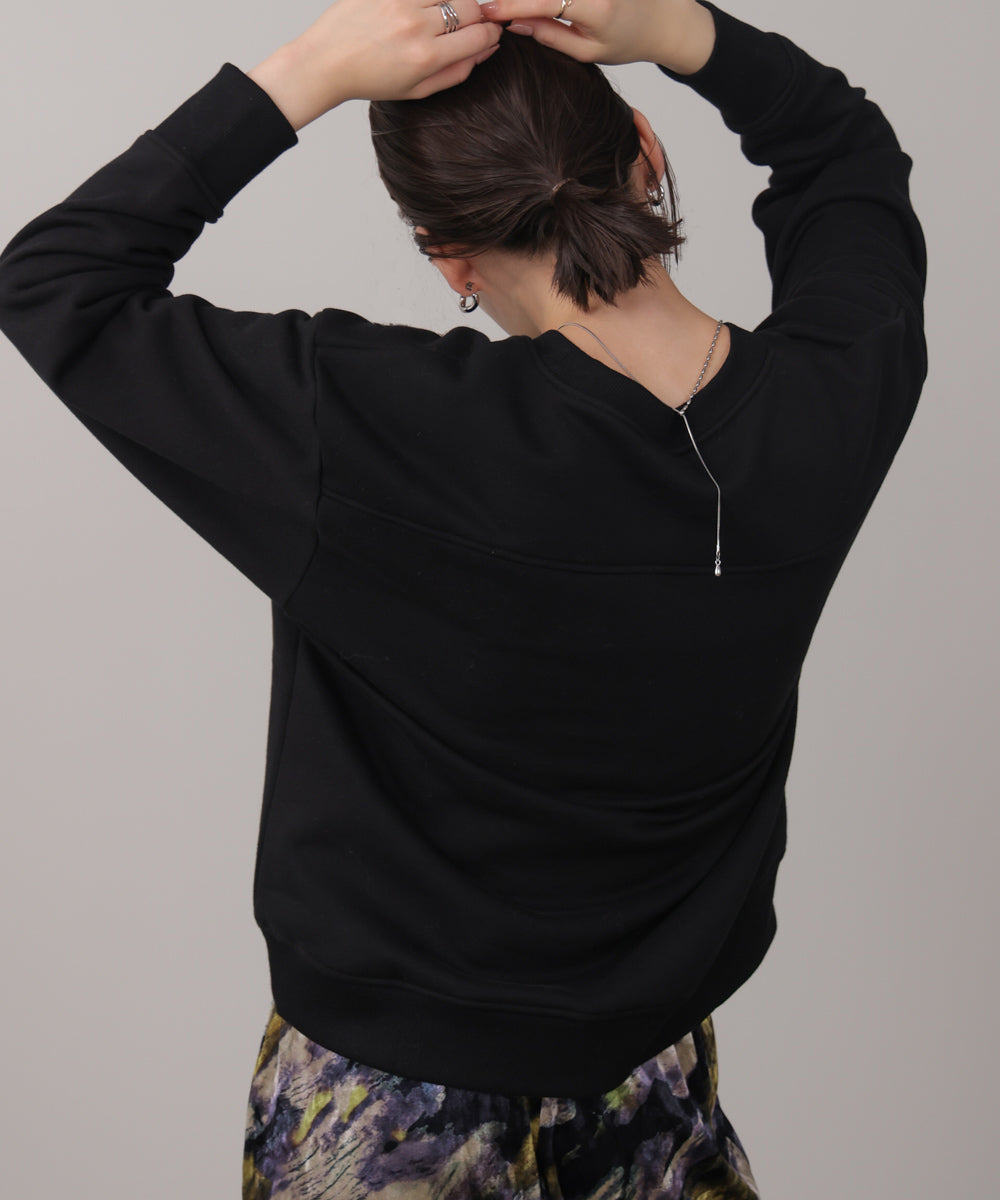 裏起毛レタリングロゴプルオーバー