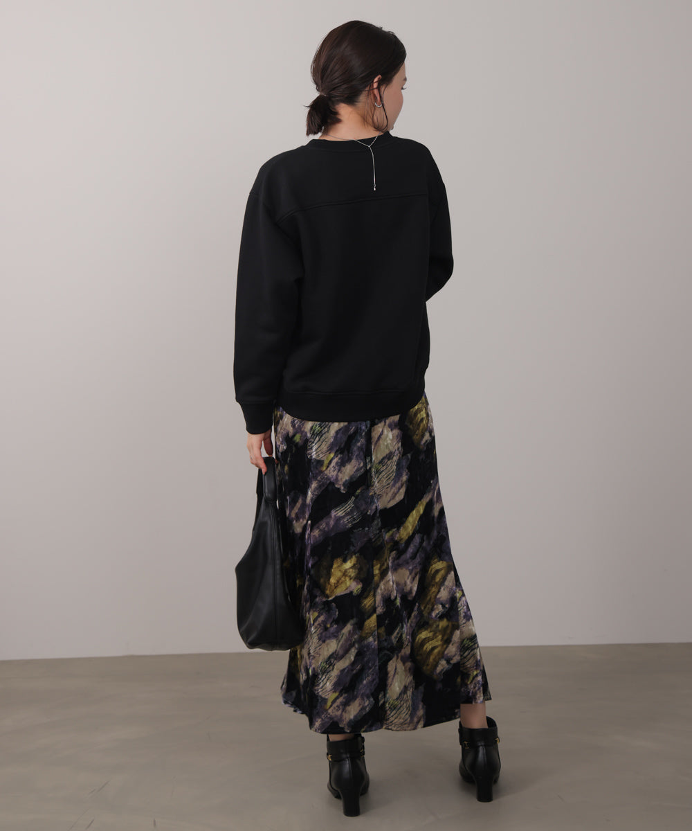 裏起毛レタリングロゴプルオーバー