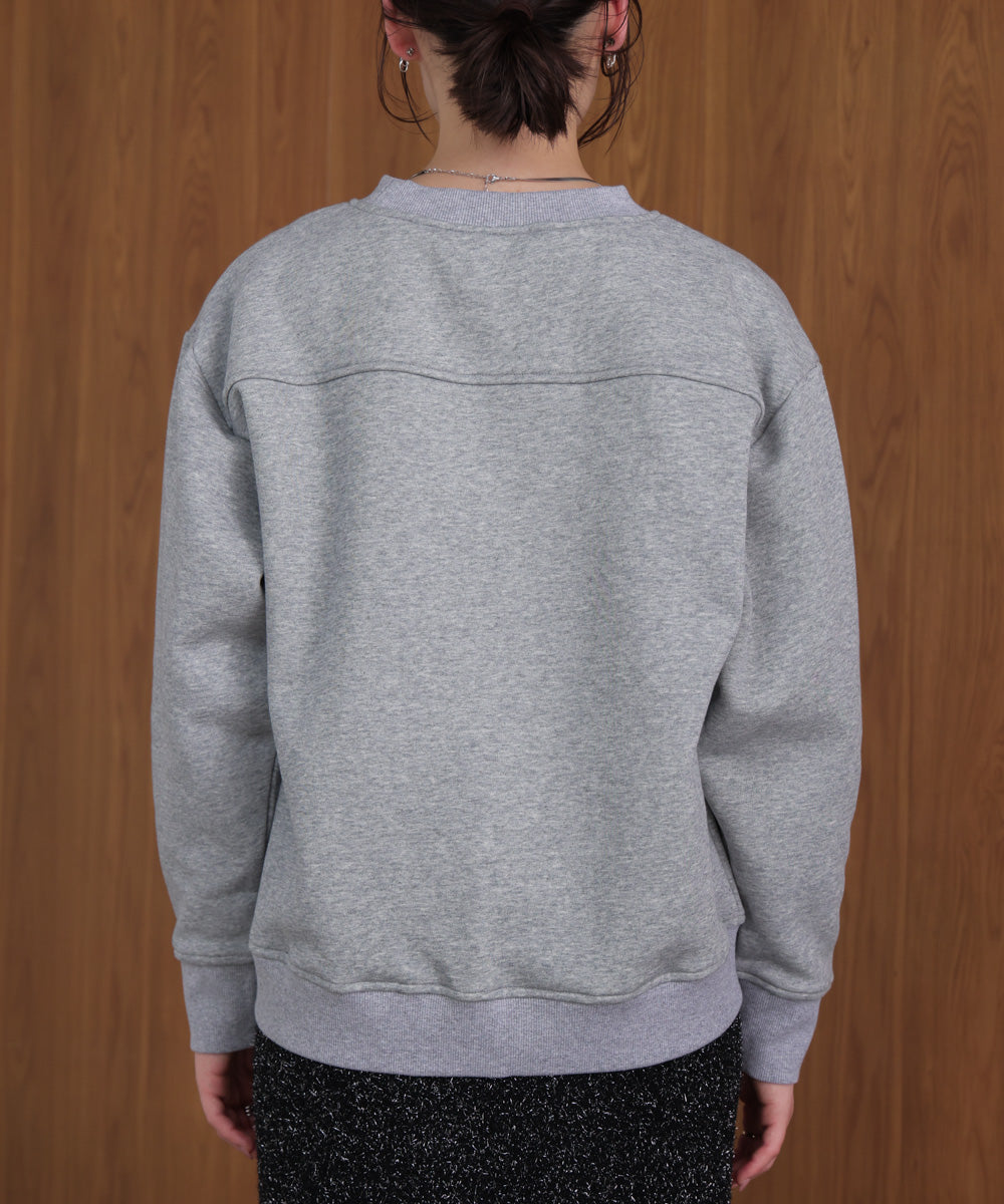 裏起毛レタリングロゴプルオーバー