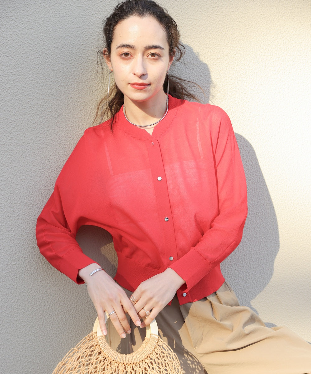 UVサラサラショート丈ドルマンカーデ