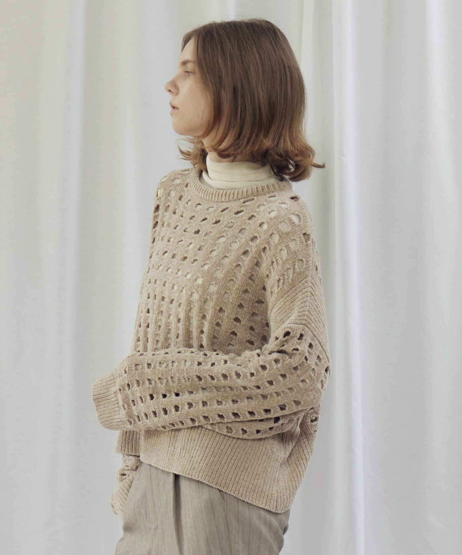 MORE MESH KNIT (モールメッシュニット)