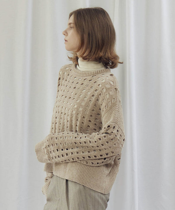 MORE MESH KNIT (モールメッシュニット)
