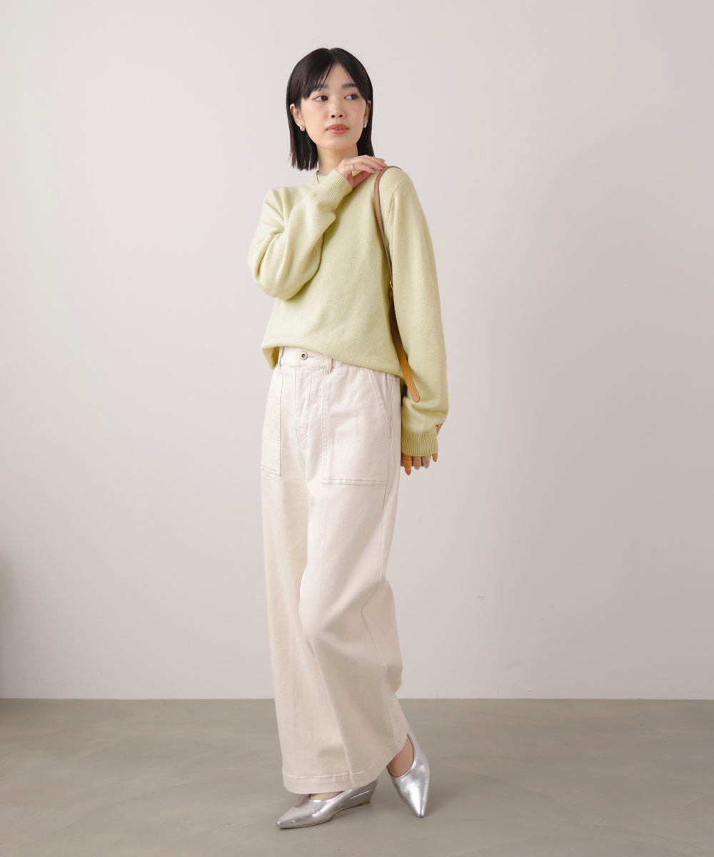 もちもちバイカラーニット