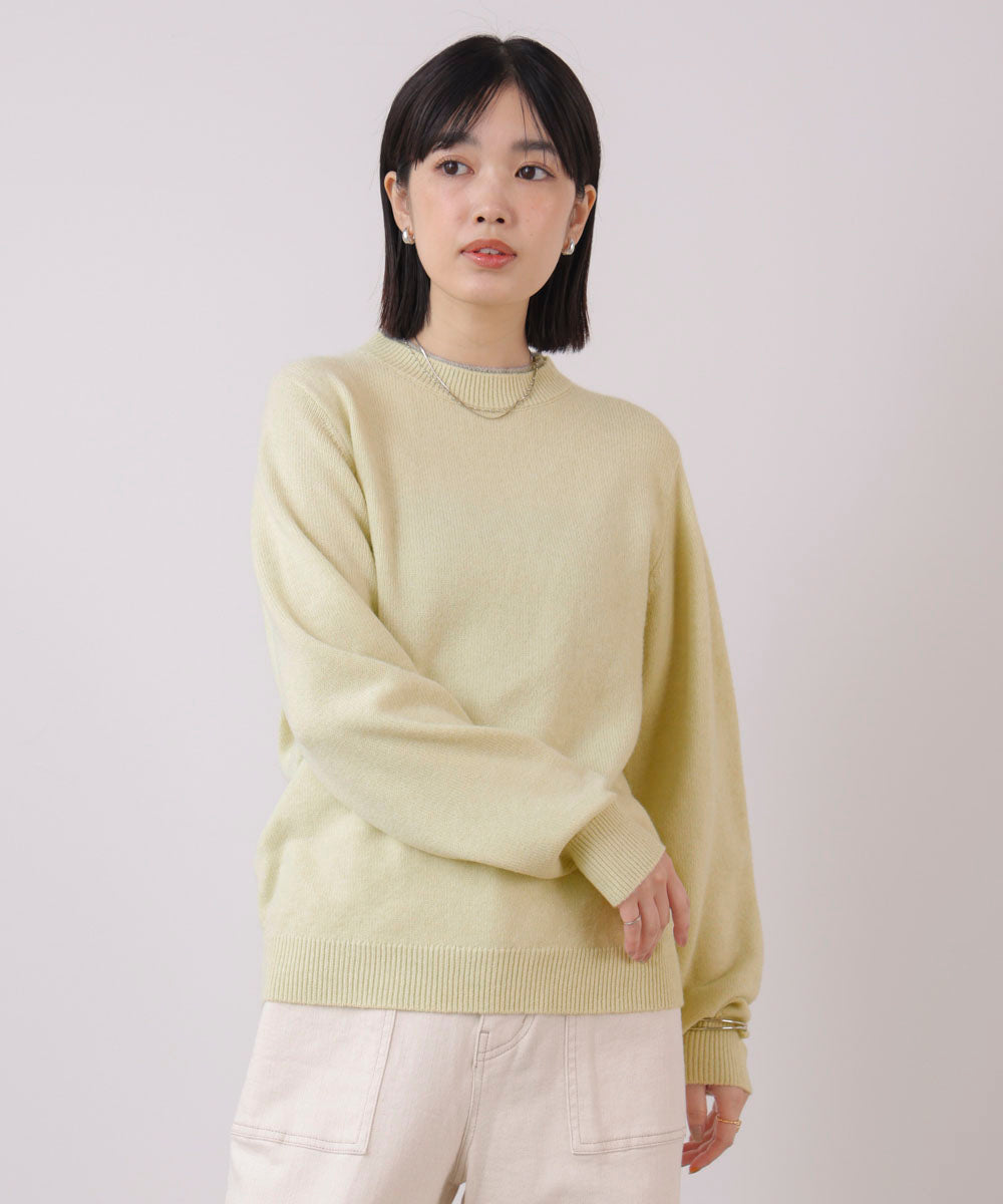 もちもちバイカラーニット