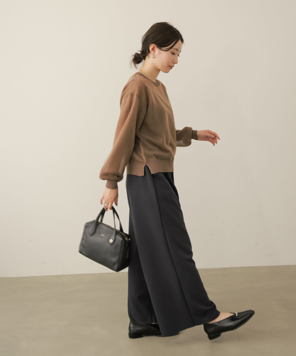 ラメシアーニットプルオーバー