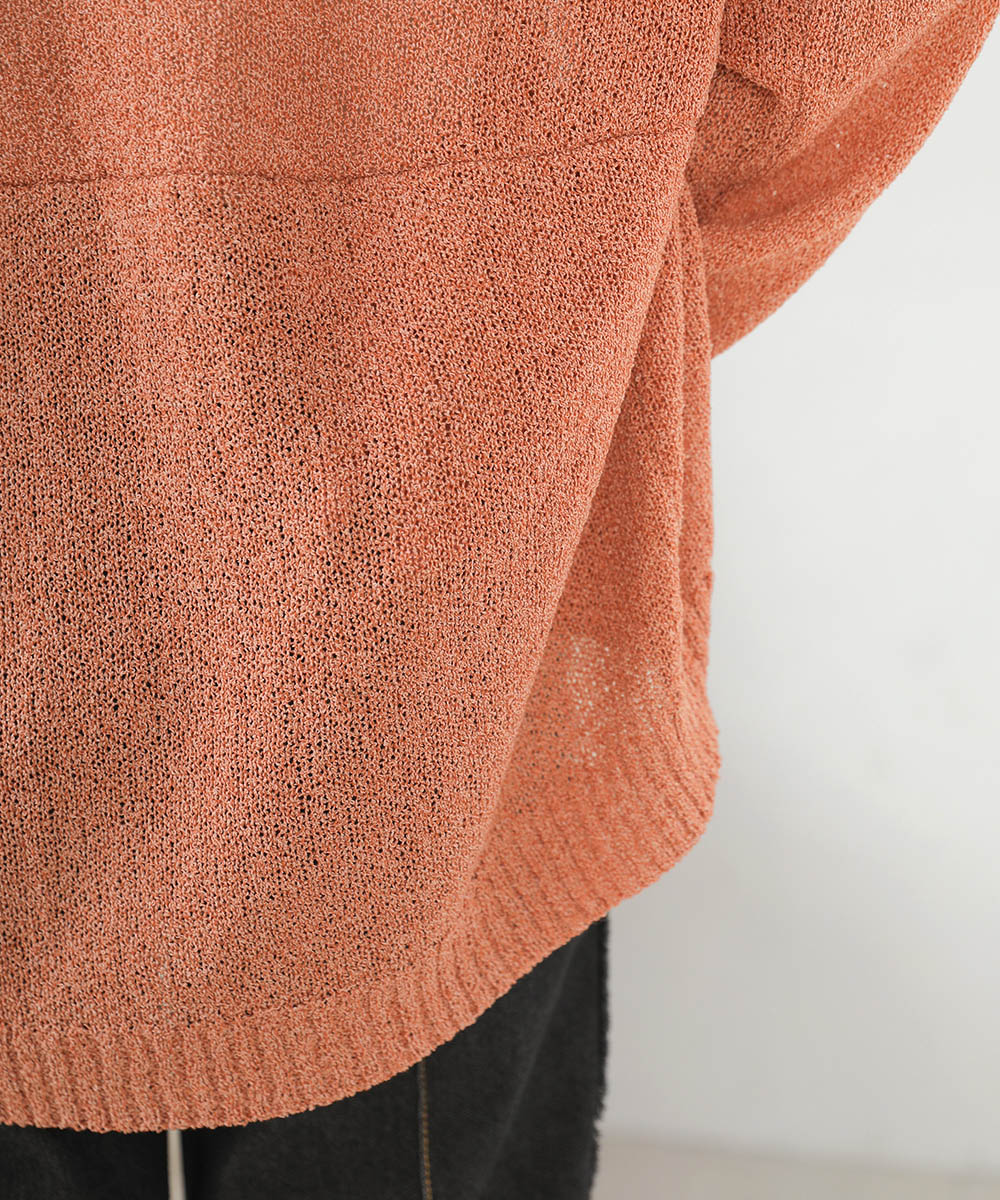 スラブヤーンニットトッパー