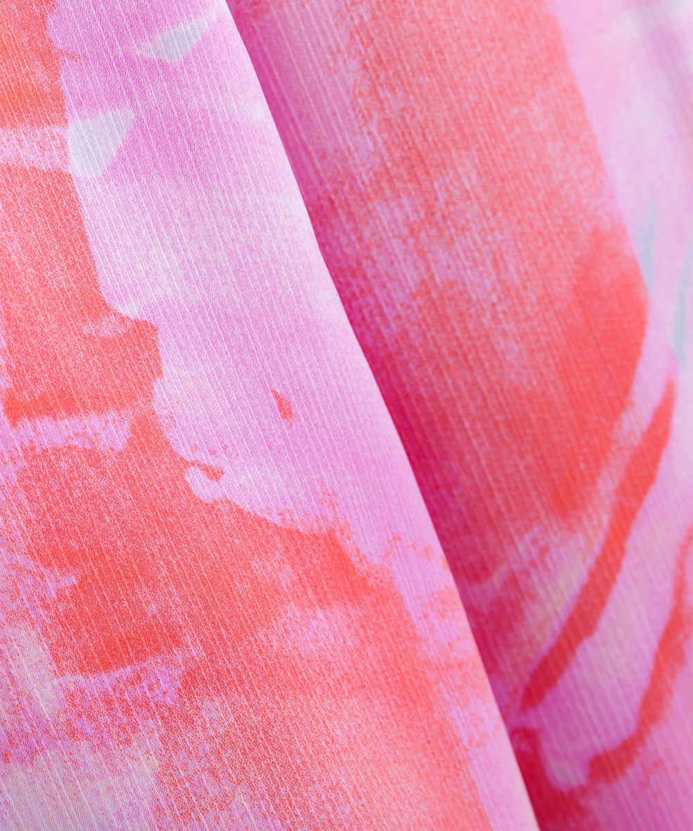 ぼかし柄フレアスカンツ