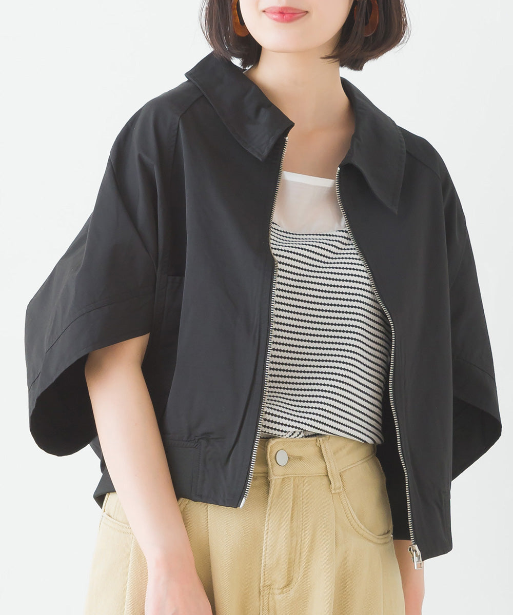 ショートスリーブZIPブルゾン