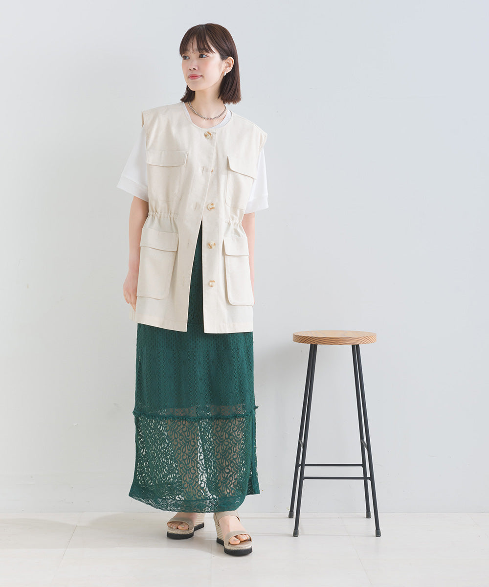 パネルレース ナロースカート