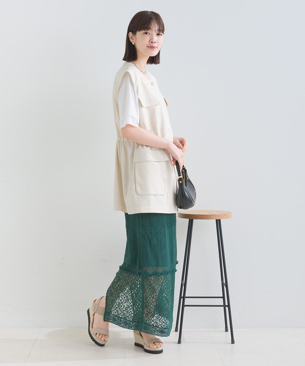 パネルレース ナロースカート