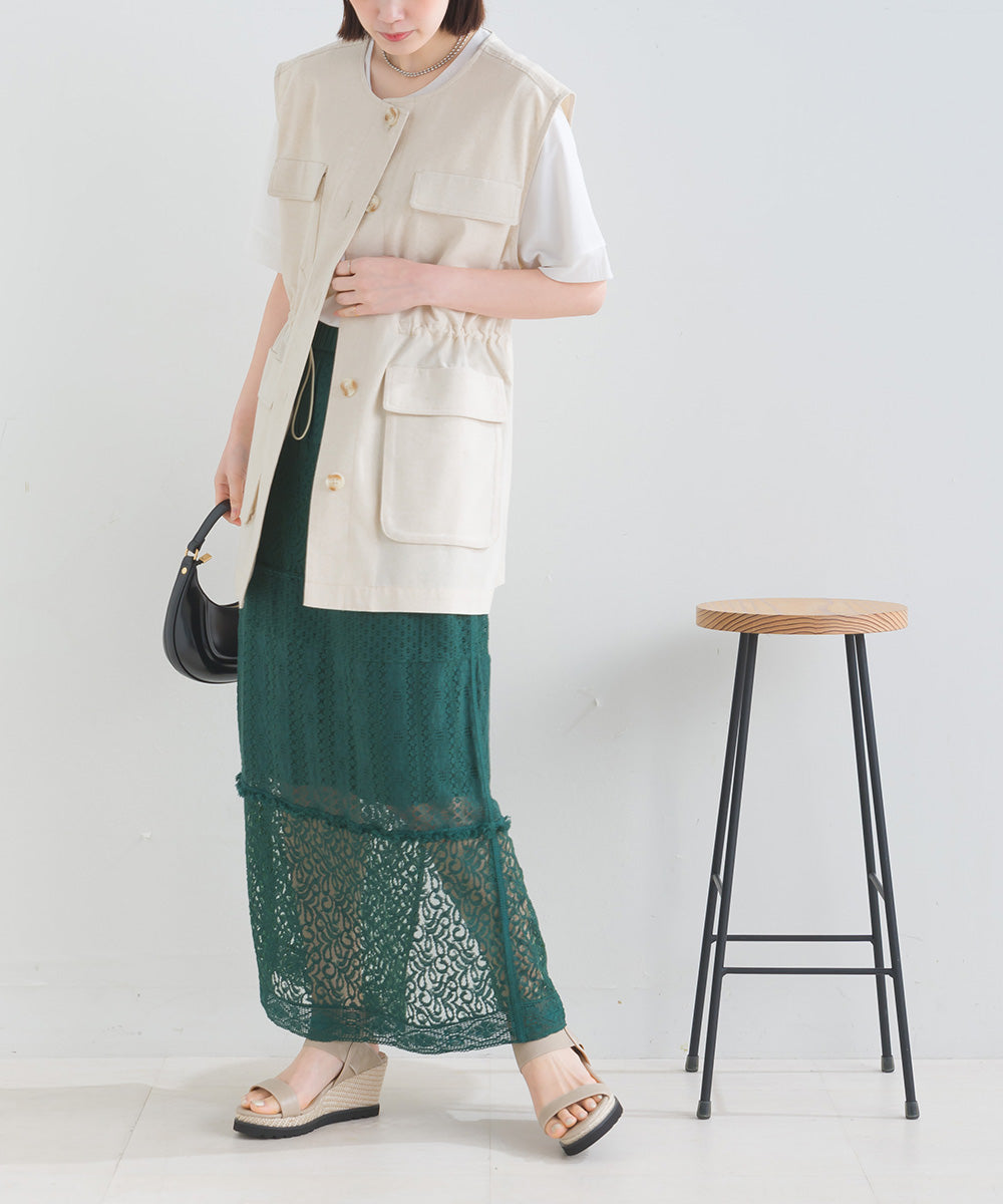 パネルレース ナロースカート