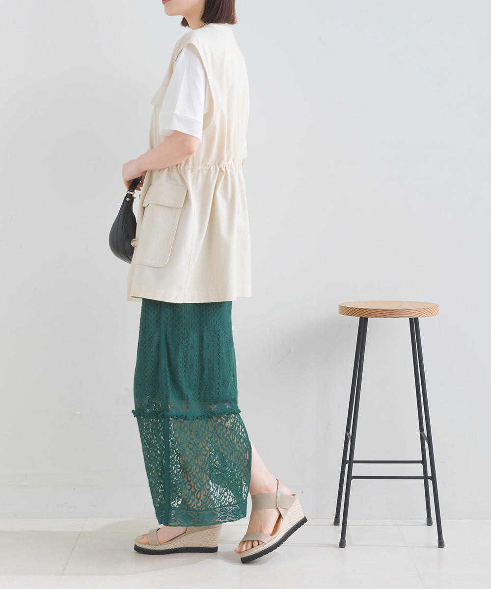 パネルレース ナロースカート