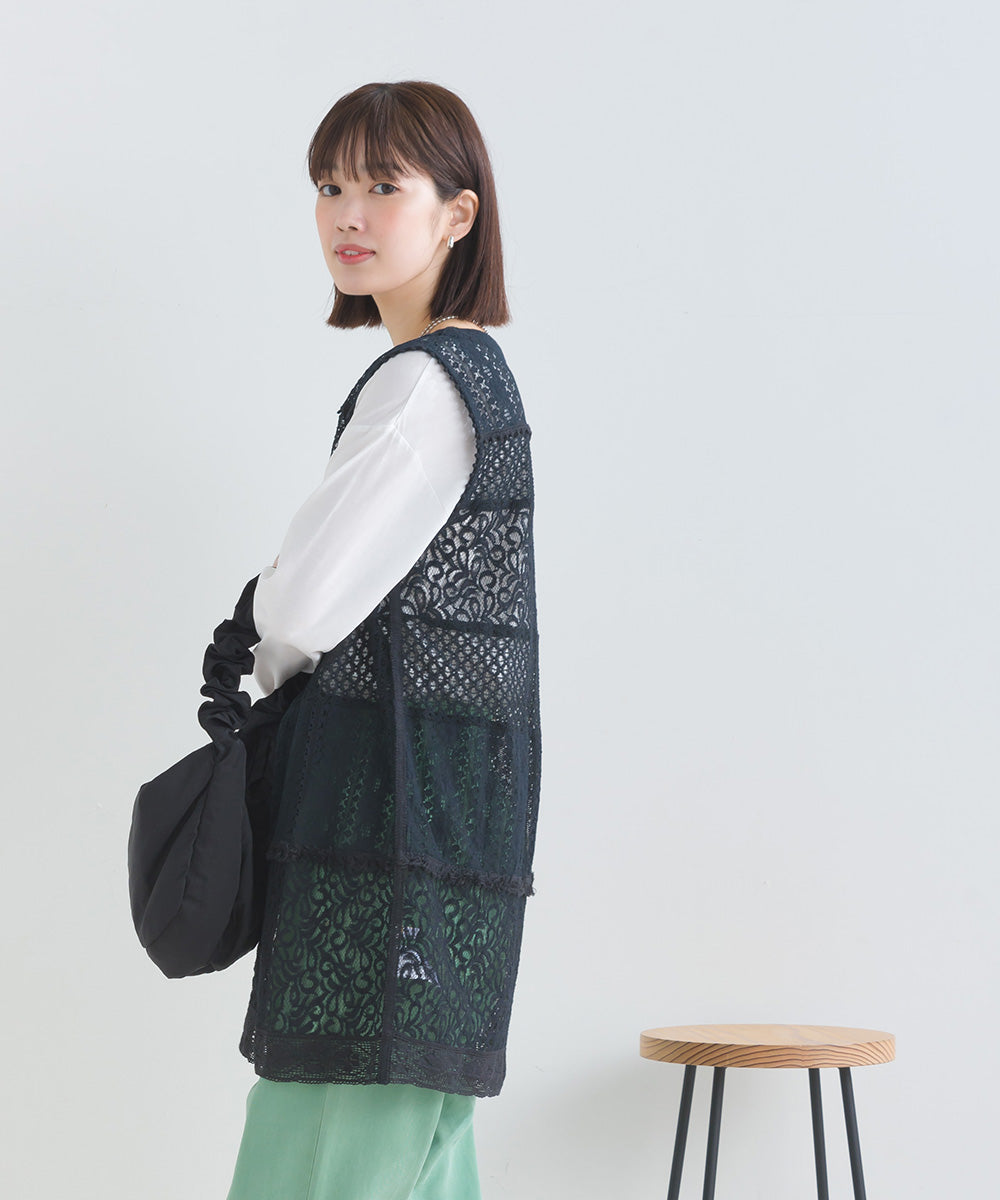 パネルレース ロングジレ