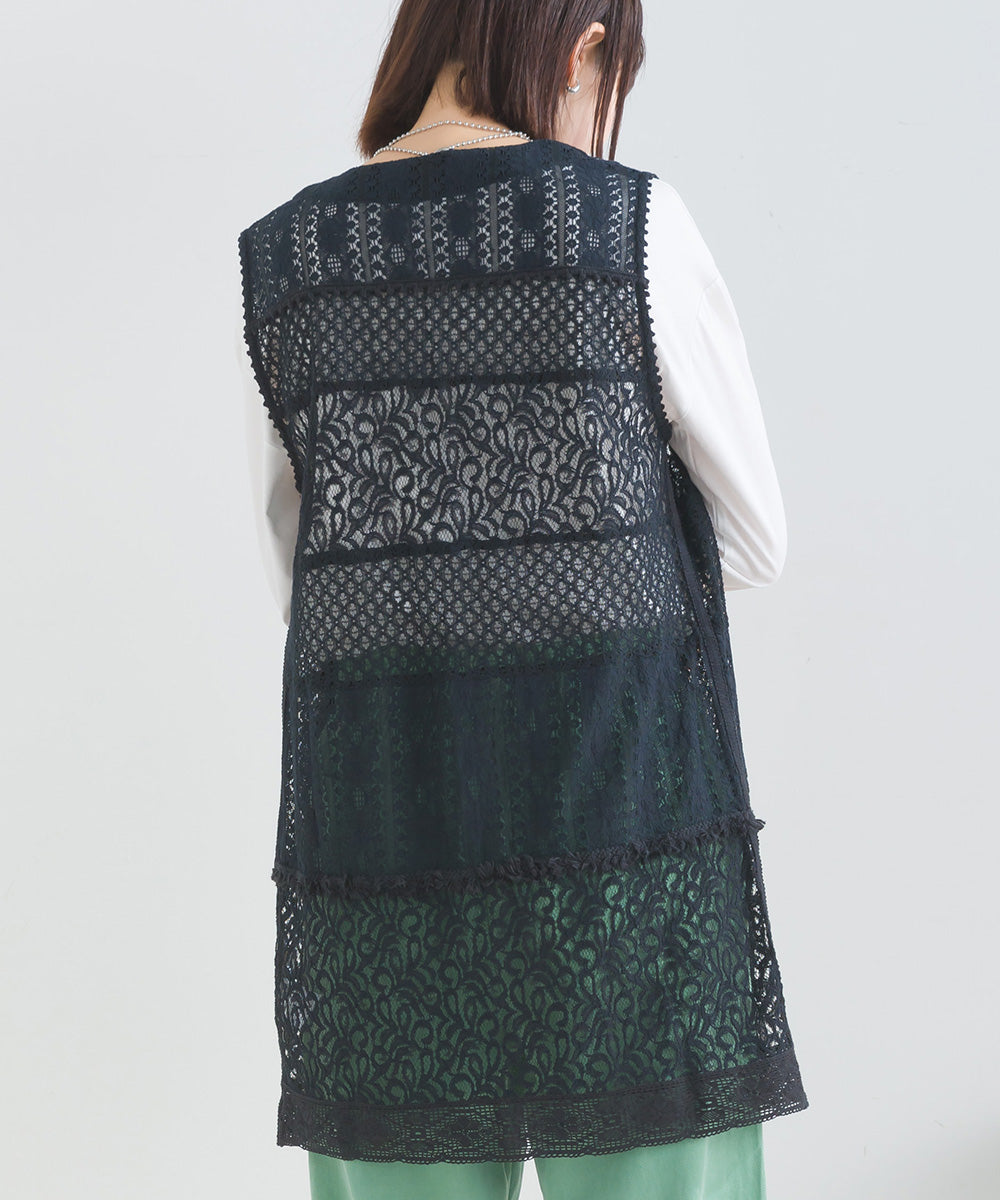 パネルレース ロングジレ