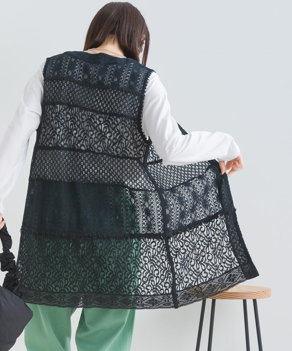 パネルレース ロングジレ