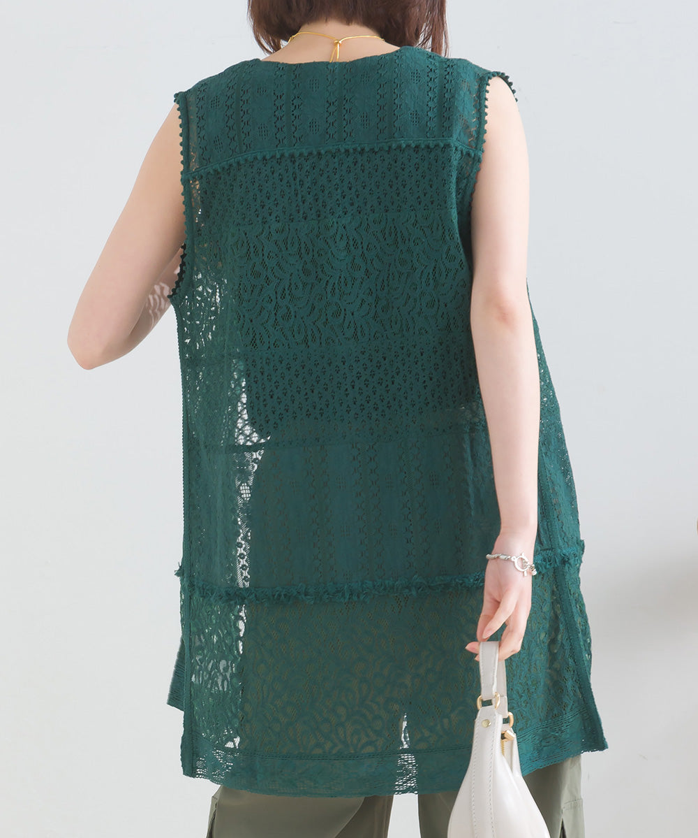 パネルレース ロングジレ