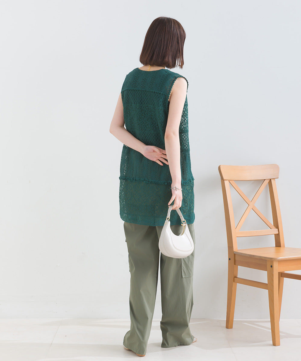 パネルレース ロングジレ