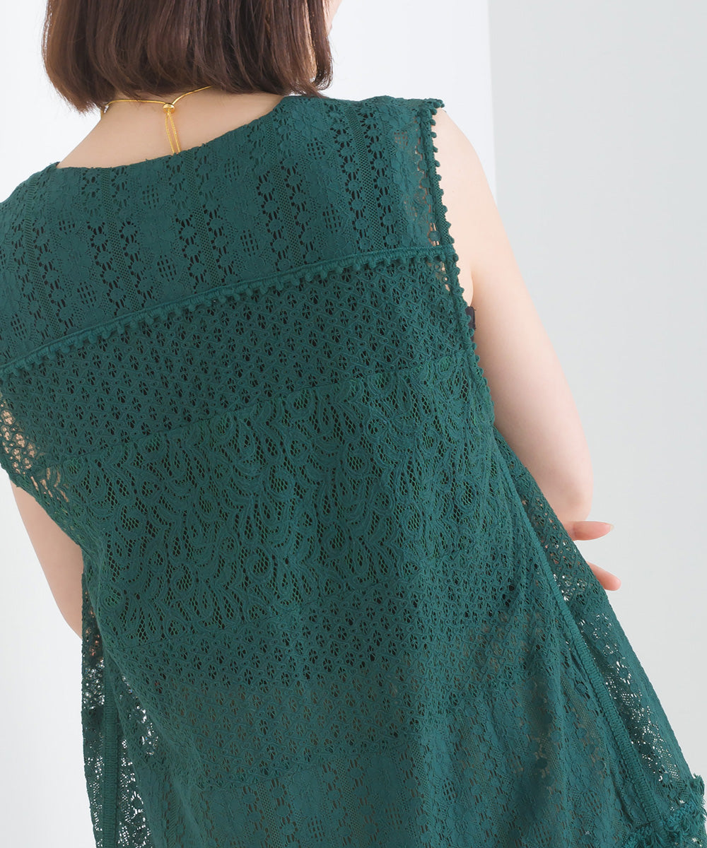 パネルレース ロングジレ