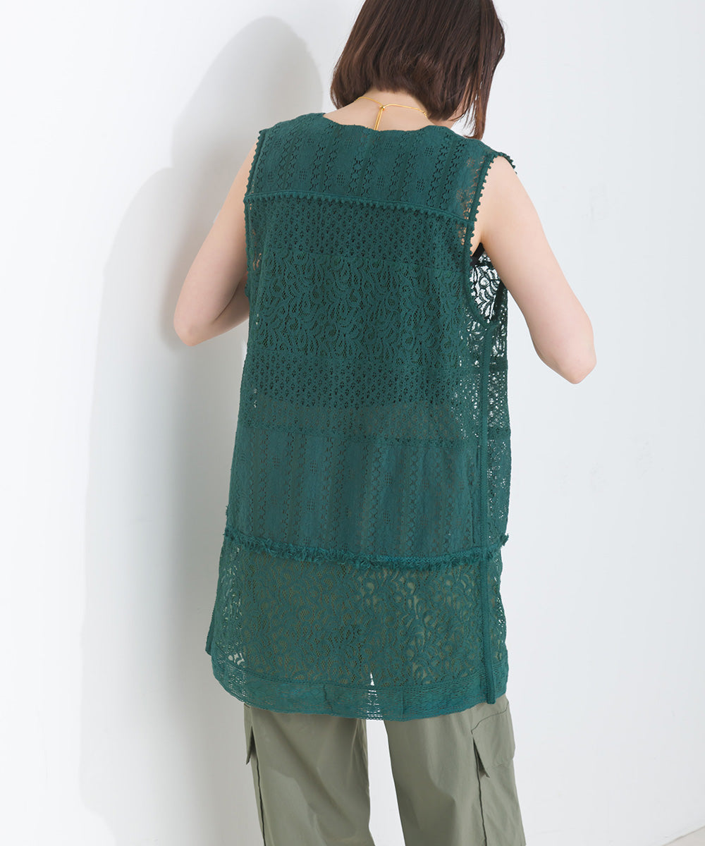 パネルレース ロングジレ