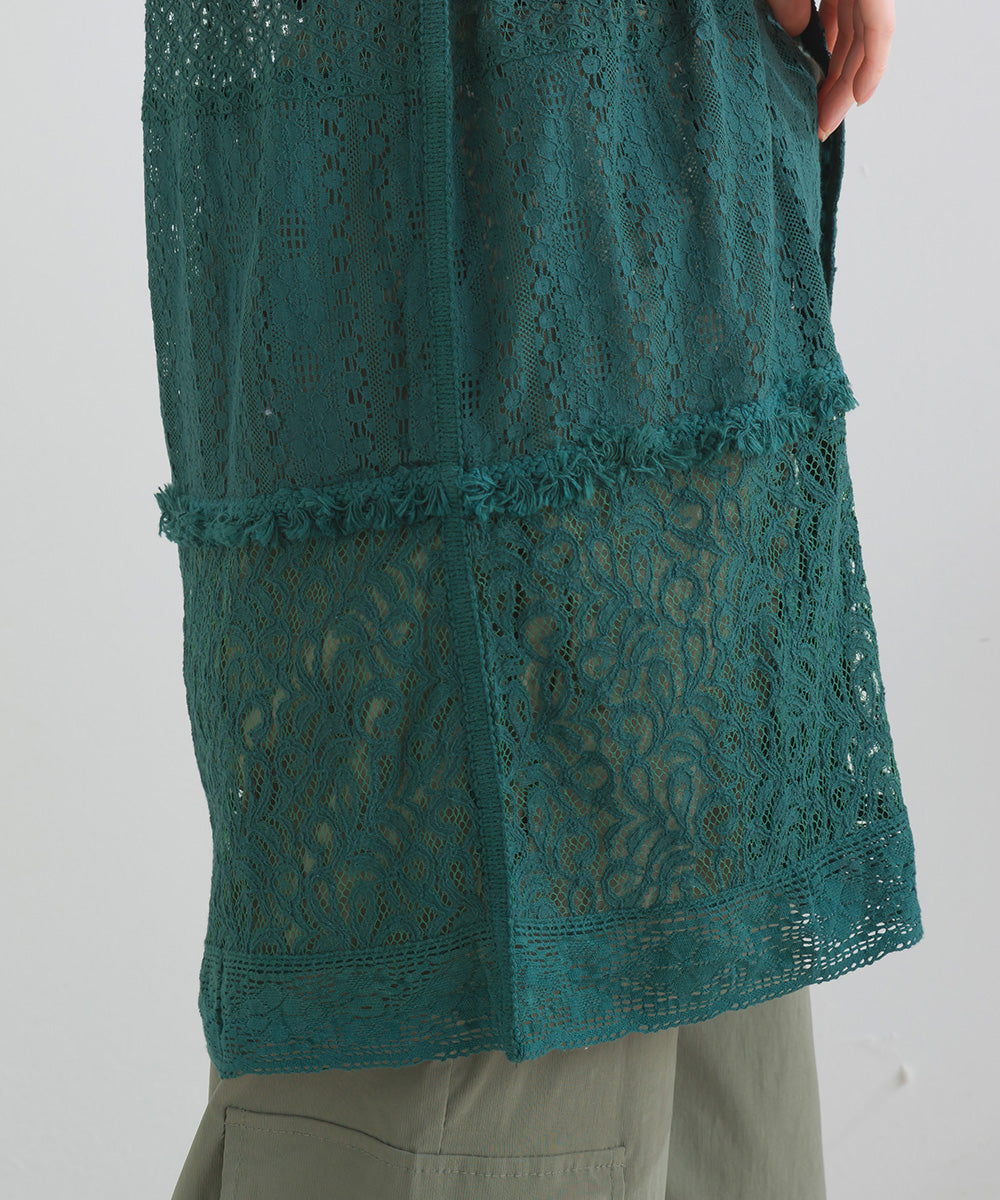 パネルレース ロングジレ