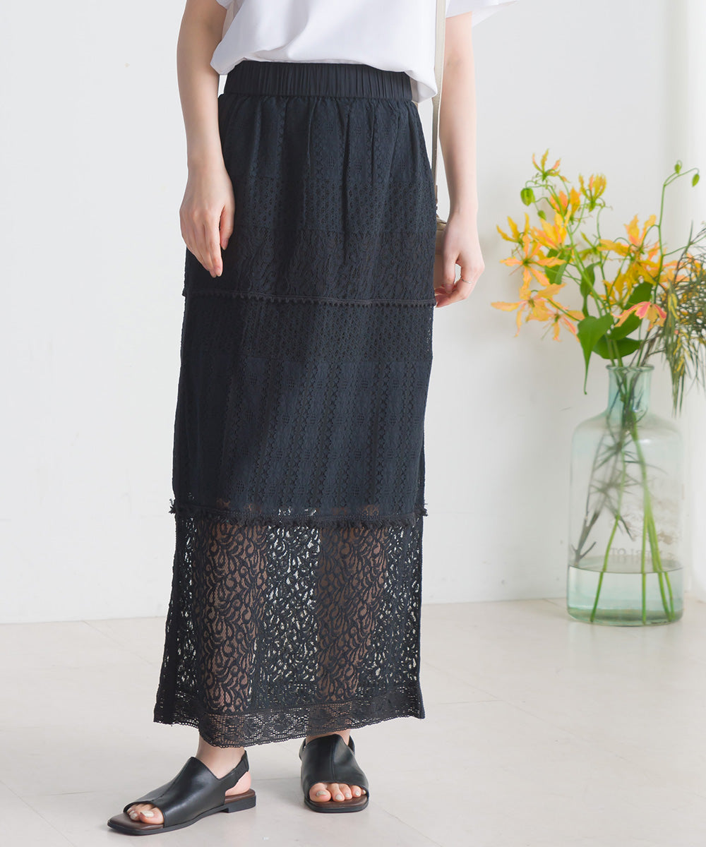 パネルレース ナロースカート