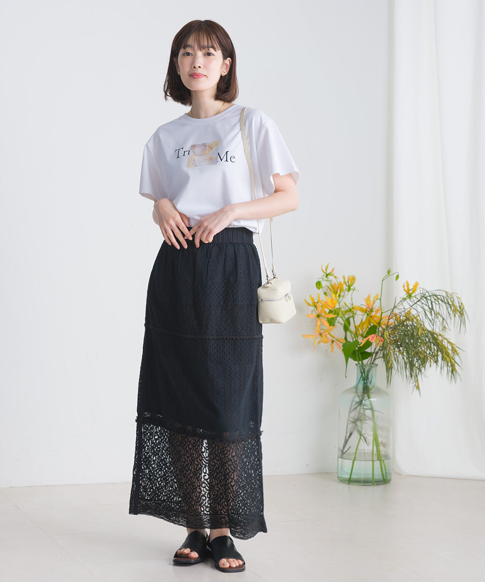 パネルレース ナロースカート