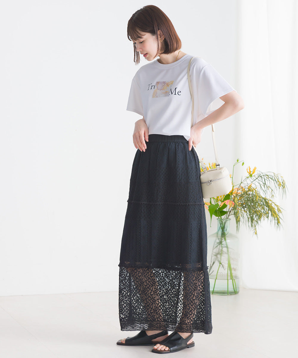 パネルレース ナロースカート