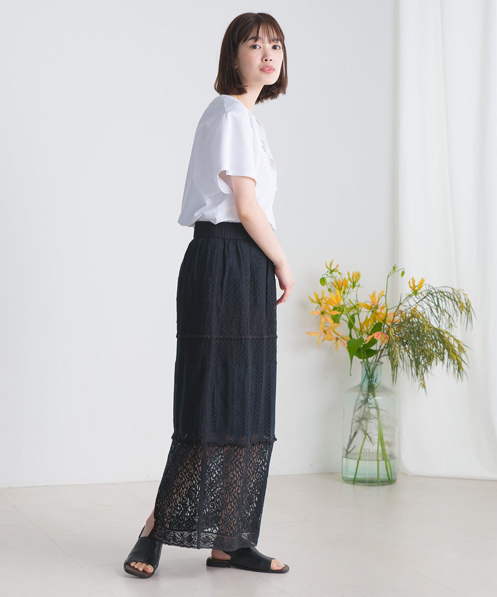 パネルレース ナロースカート