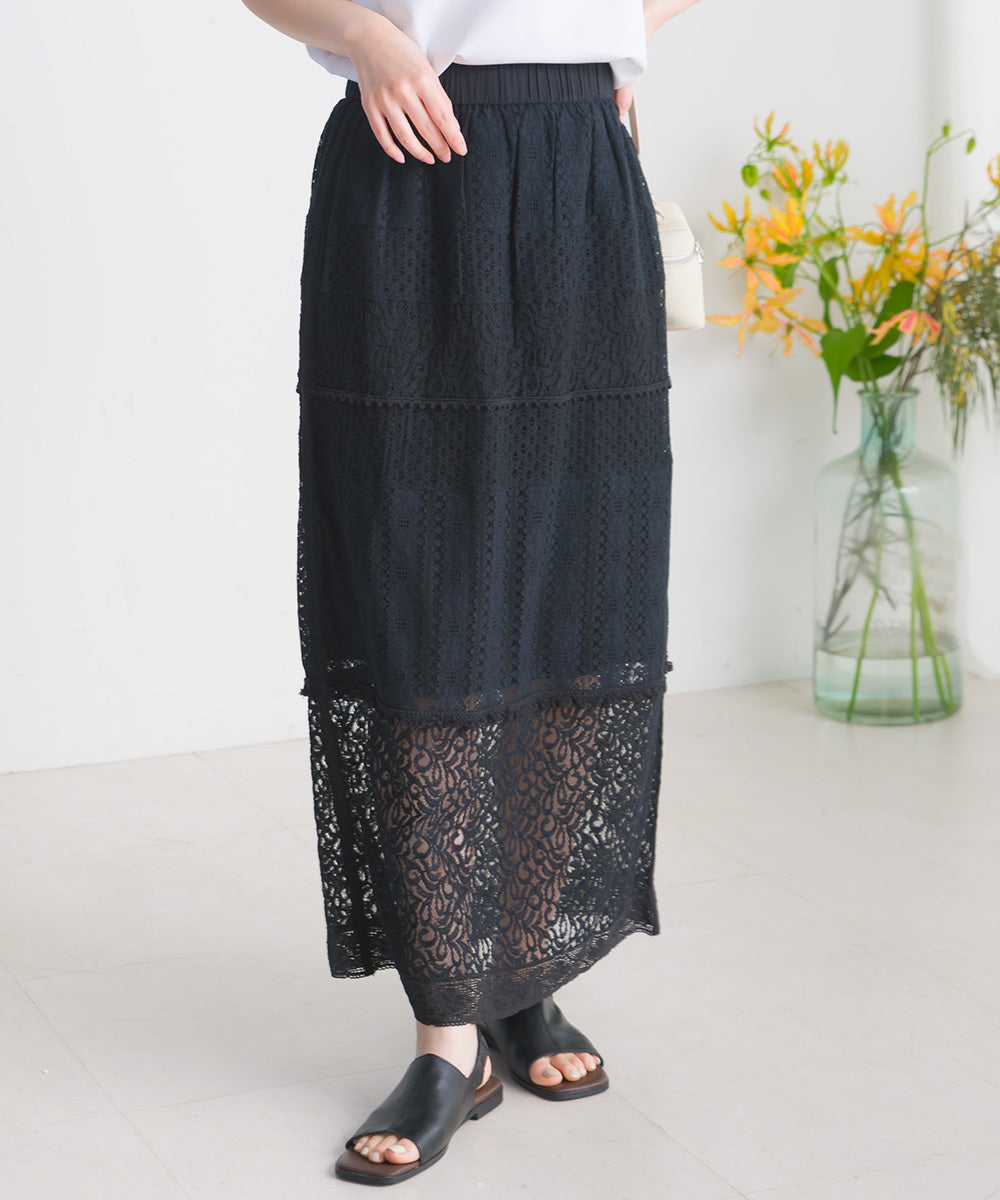 パネルレース ナロースカート