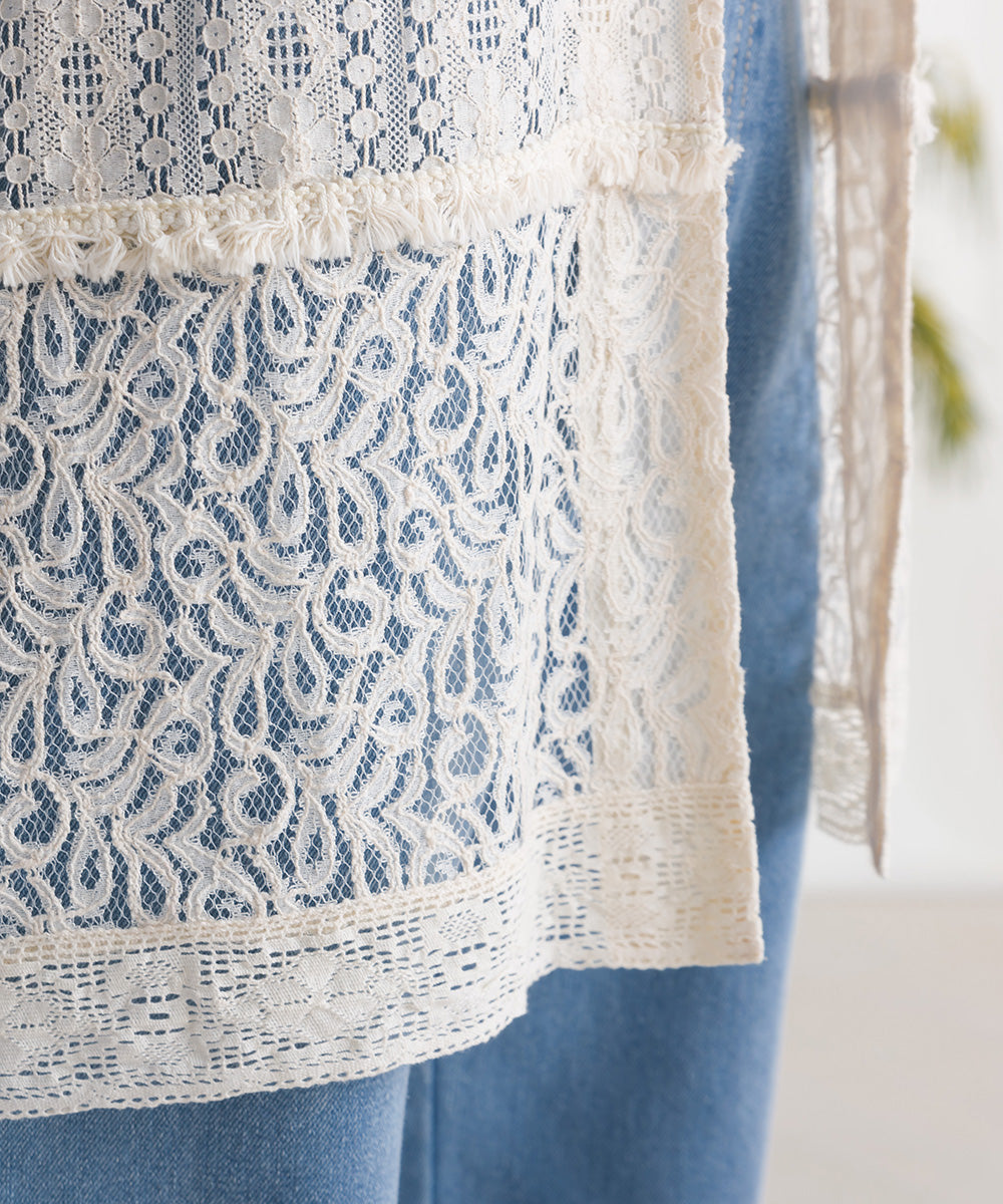 パネルレース ロングジレ