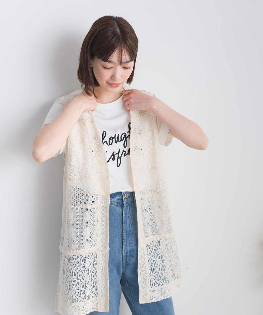 パネルレース ロングジレ