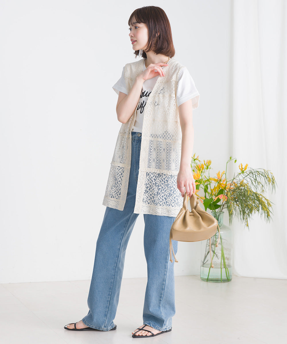 パネルレース ロングジレ