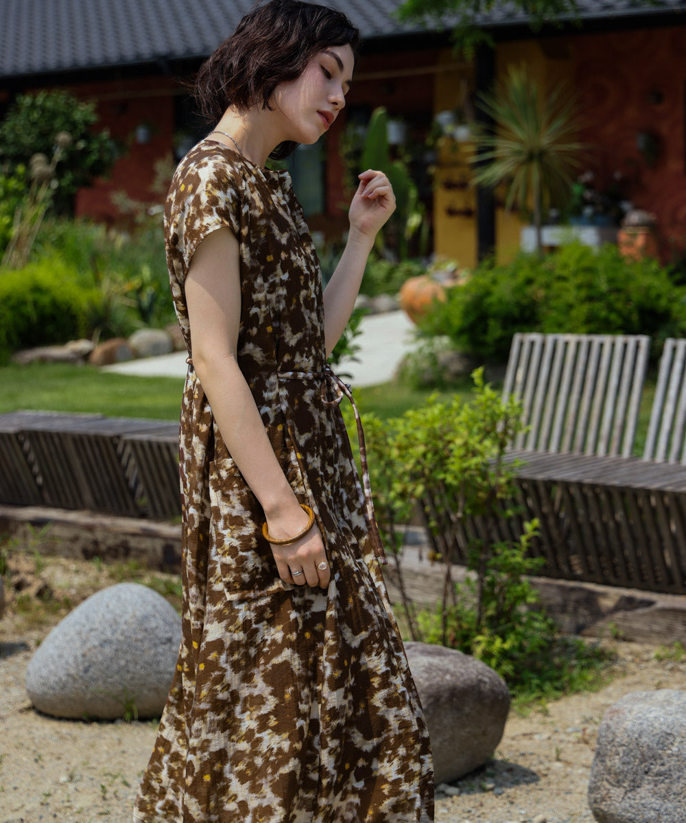 シアーシャツワンピース