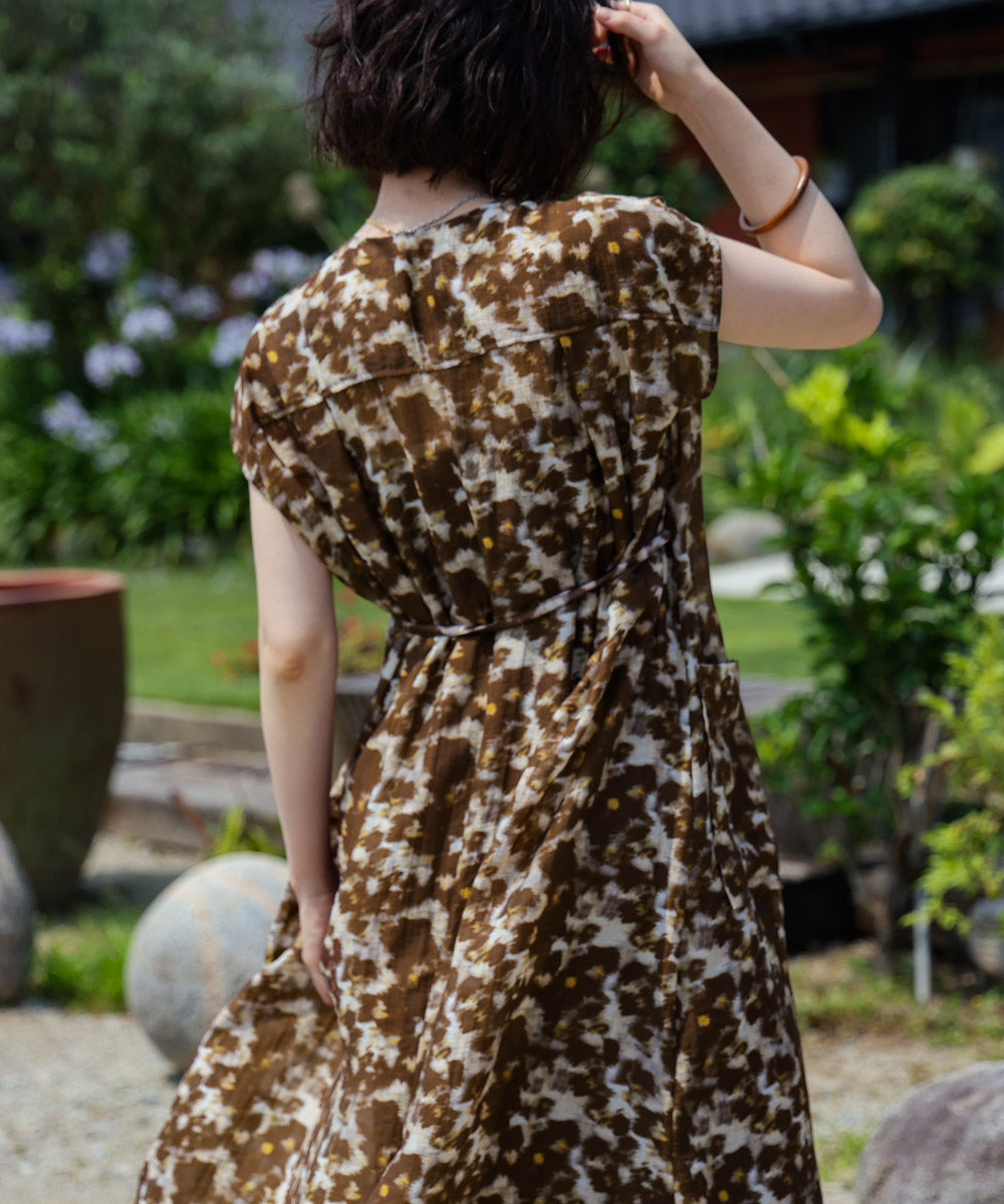 シアーシャツワンピース